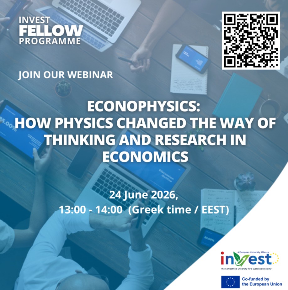 Webinar - How Physics changed the way of thinking and research in Economics
